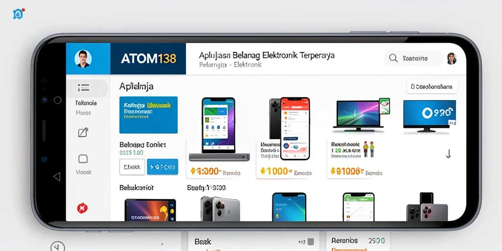 Tampilan antarmuka ATOM138 yang menarik dan fungsional.