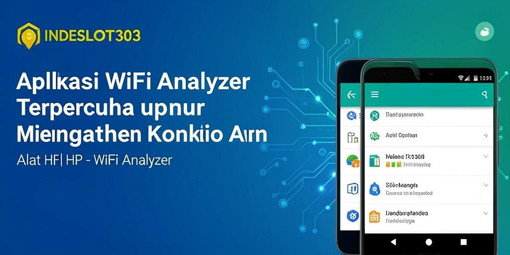 Antarmuka INDESLOT303 menunjukkan analisis jaringan WiFi yang detail.