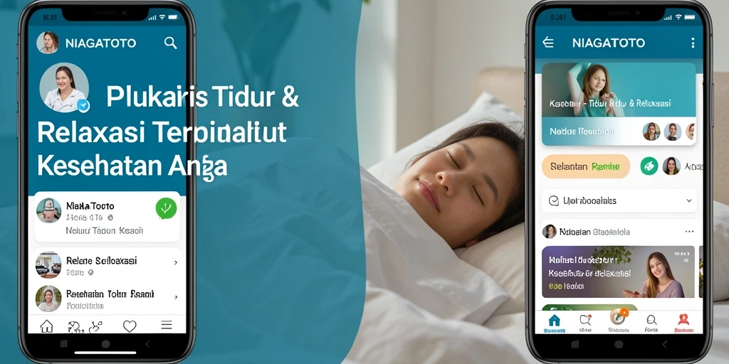 Antarmuka NIAGATOTO yang tenang dan sederhana untuk relaksasi optimal.